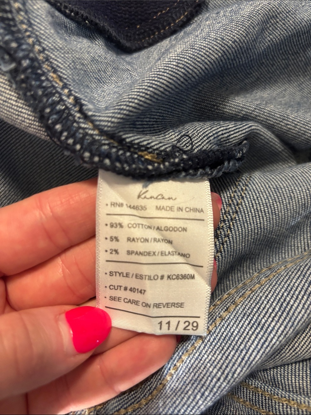 6 pairs of Maternity Blue Jeans/Jeggings with Stretch Waistband, EUC - Picture 5 of 16